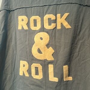 DAVI & DANI “ROCK AND ROLL” Button Down Shirt